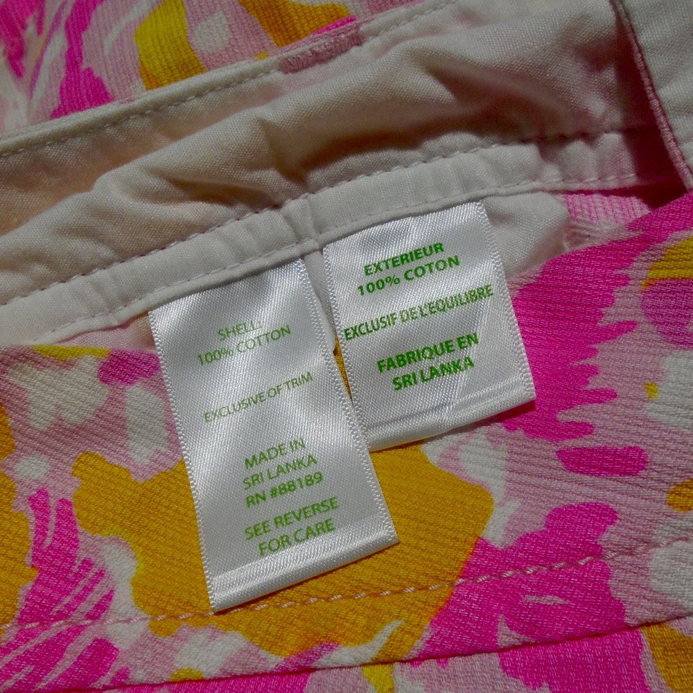 LILLY PULITZER Callahan Ooh La La Pink Shorts 0 - Picture 9 of 9